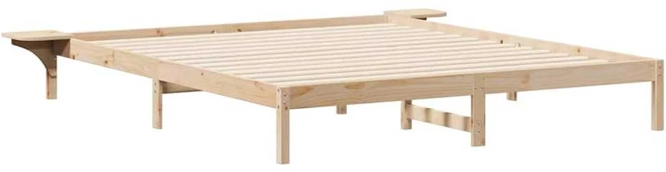 Lova Lovos rėmas su šoninėmis stalelėmis Natūrali 200 x 220 cm
