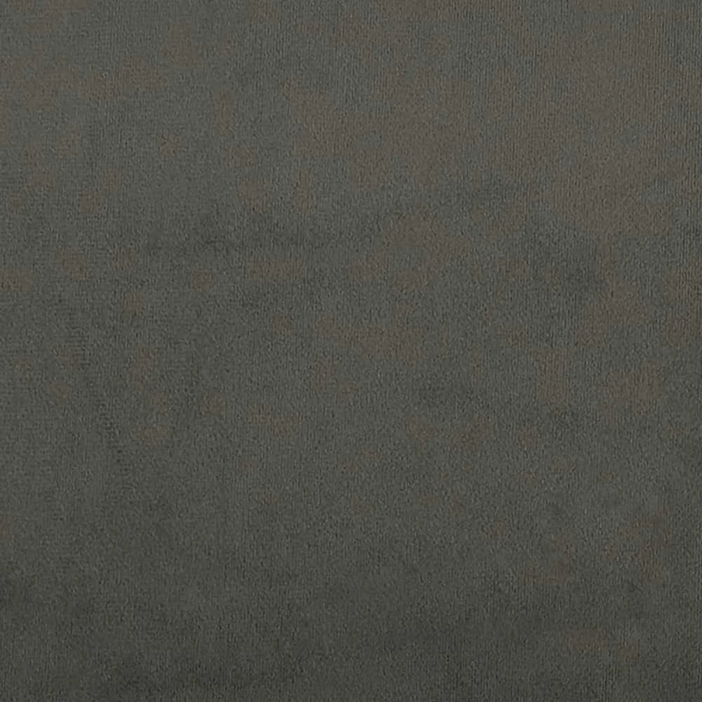 Lovos rėmas be čiužinio, tamsiai pilkas, 200x200cm, aksomas