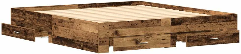 Lovos rėmas Senovinis medis 180 x 200 cm Apdirbta mediena
