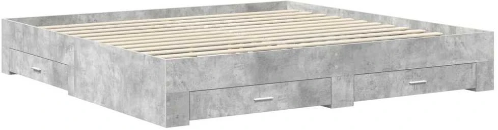 Lovos rėmas Rūkyta ąžuolas 200 x 200 cm Apdirbta mediena