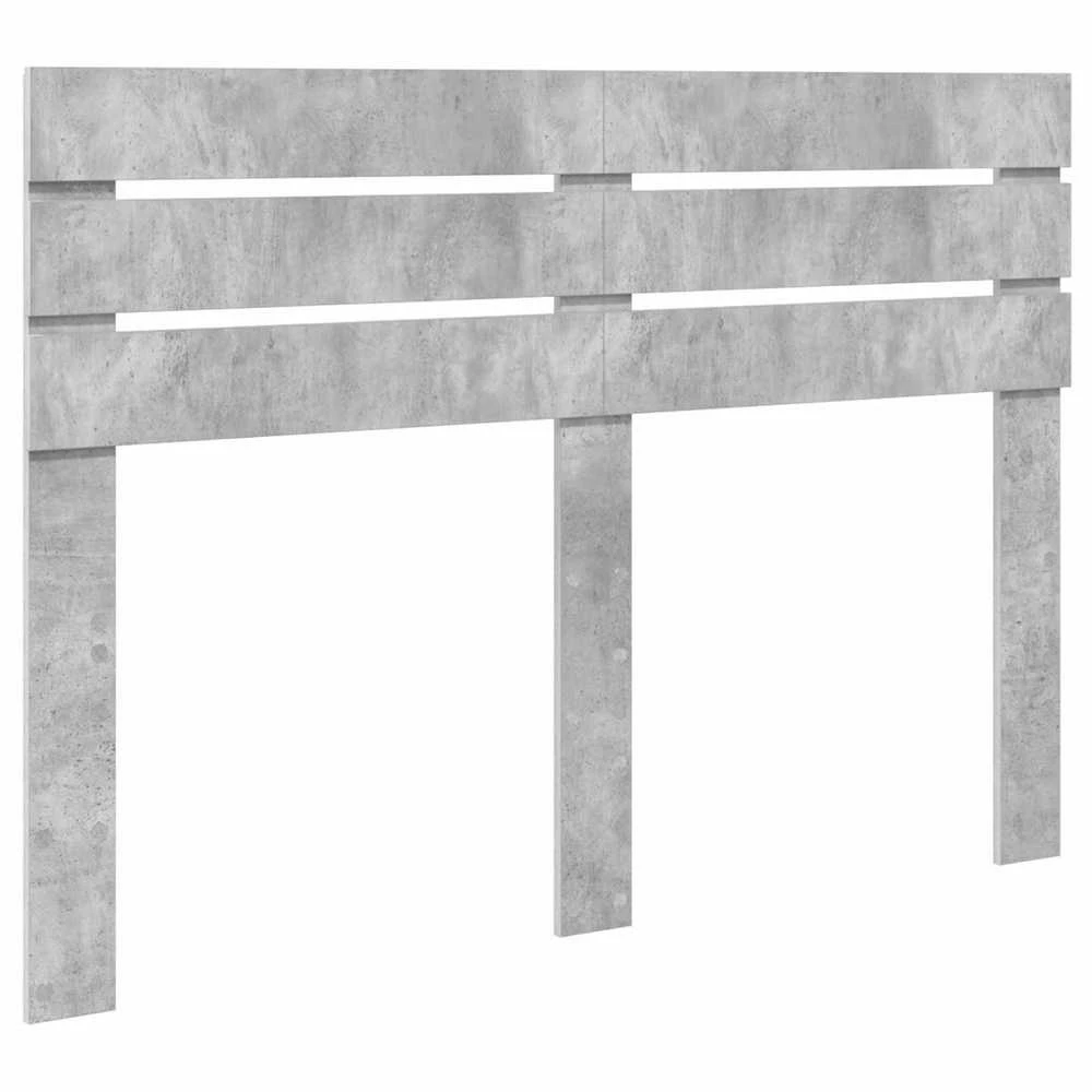Lova Lovos rėmas Betono pilka 150 x 200 cm Apdirbta mediena