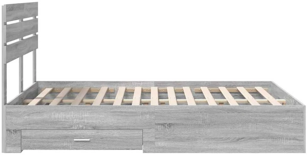 Lovos rėmas Pilkas Sonoma 160 x 200 cm Apdirbta mediena