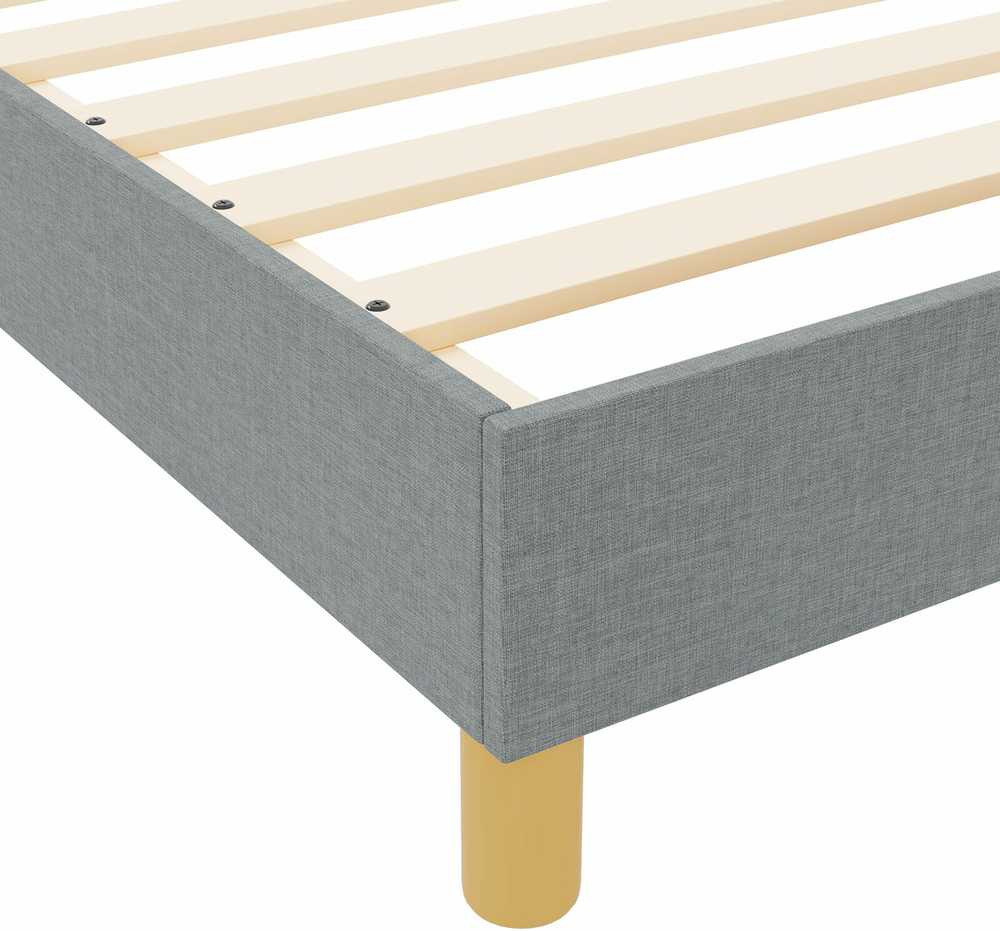 Lova Lovos rėmas su galvūgalio Šviesiai pilka 120 x 200 cm audinys