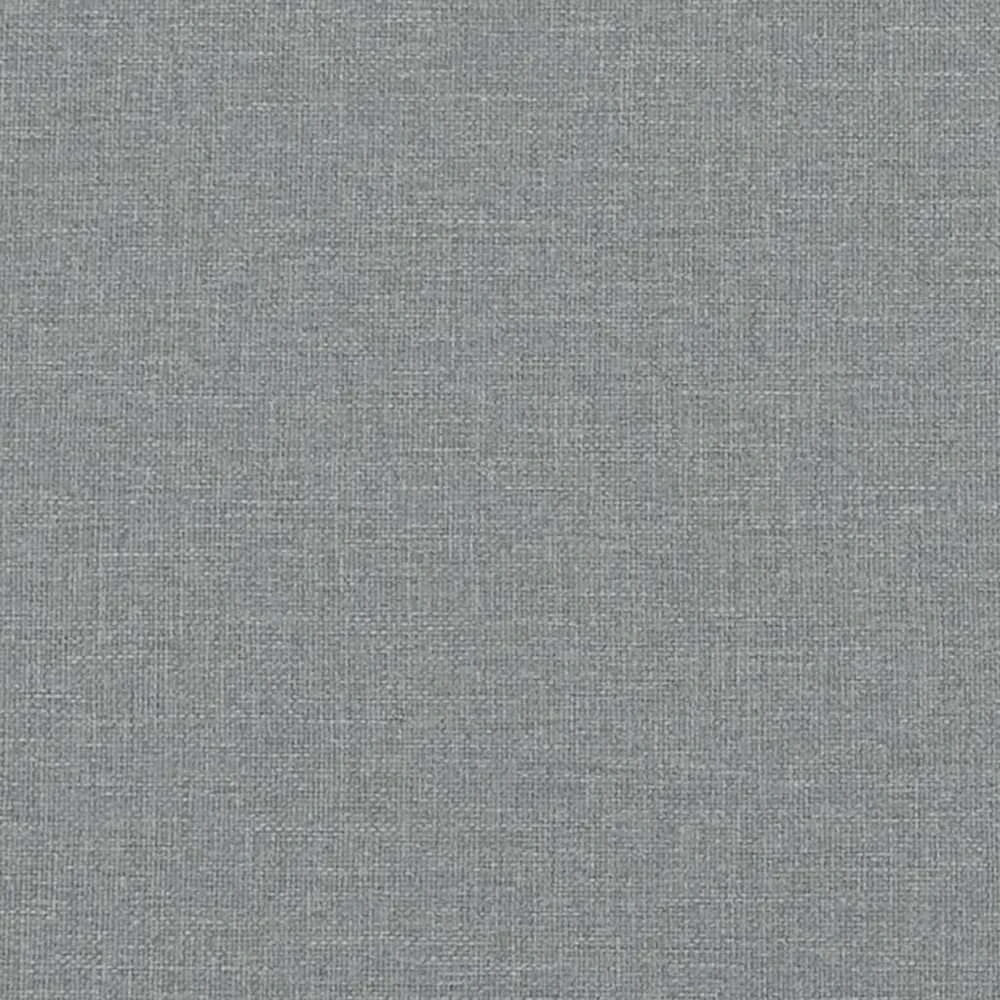 Lovos rėmas be čiužinio, šviesiai pilkas, 140x200cm, audinys