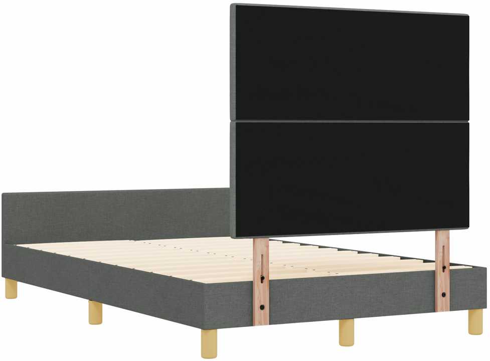 Lova Lovos rėmas su galvūgalio Tamsiai pilka 120 x 200 cm audinys