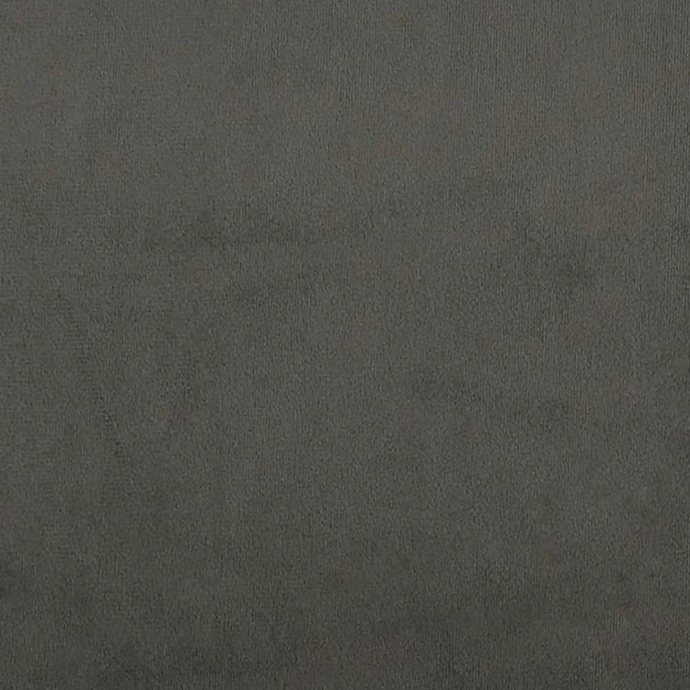 Lovos rėmas be čiužinio, tamsiai pilkas, 140x200cm, aksomas