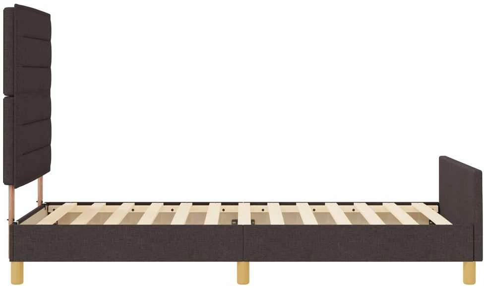 Lova Lovos rėmas su galvūgalio Tamsiai ruda 100 x 200 cm audinys