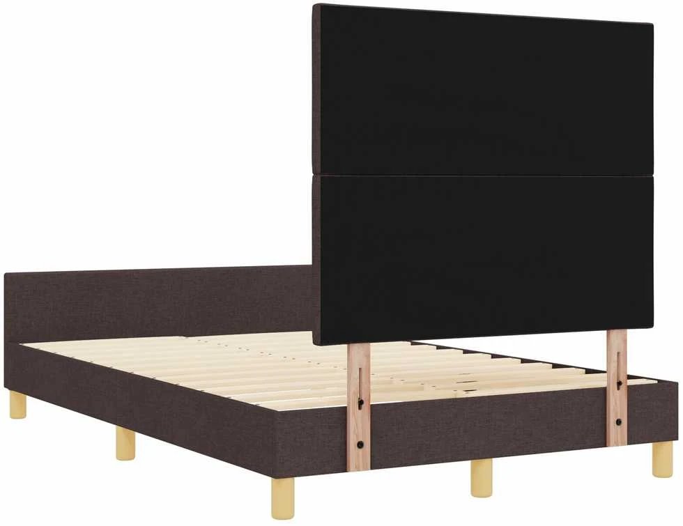 Lova Lovos rėmas su galvūgalio Tamsiai ruda 120 x 200 cm audinys