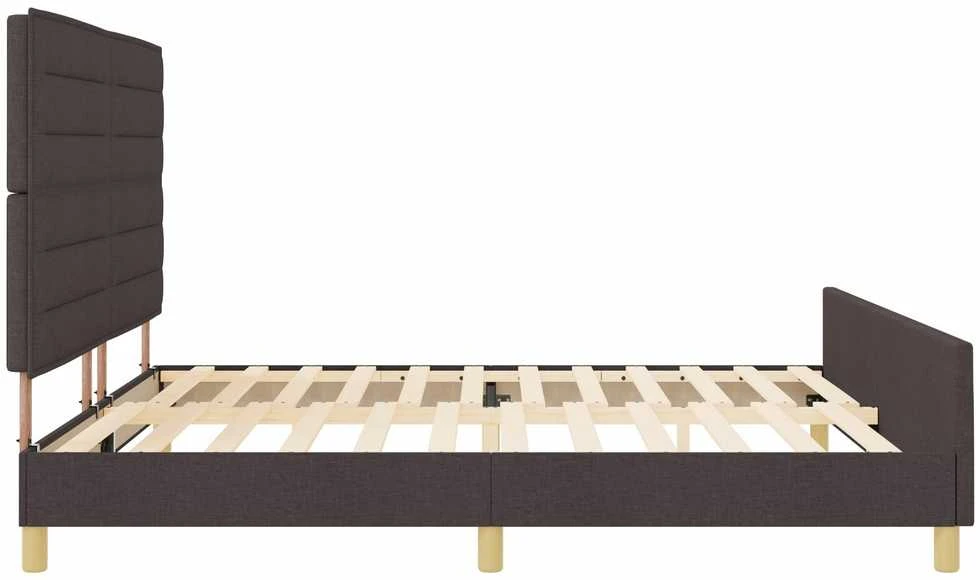 Lovos rėmas su galvūgalio Tamsiai ruda 200 x 200 cm audinys