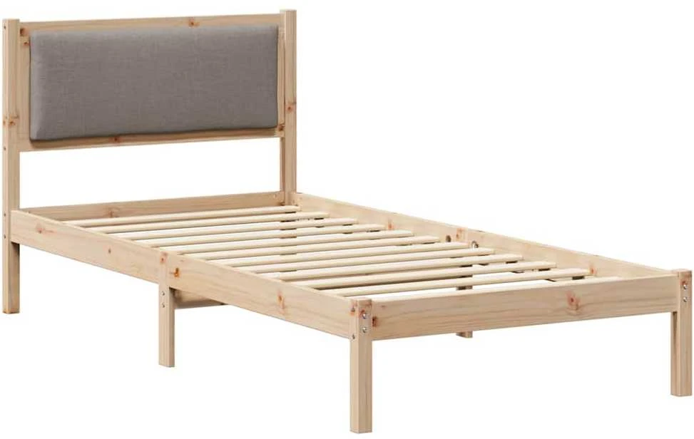 Lova Lovos rėmas Tortora 100 x 200 cm Kietos pušies mediena