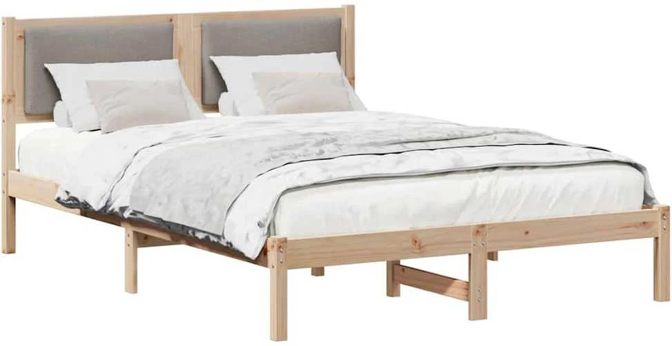 Lovos rėmas Tortora 140 x 190 cm Kietos pušies mediena
