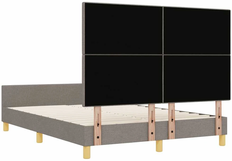 Lovos rėmas su galvūgalio Tortora 140 x 190 cm audinys