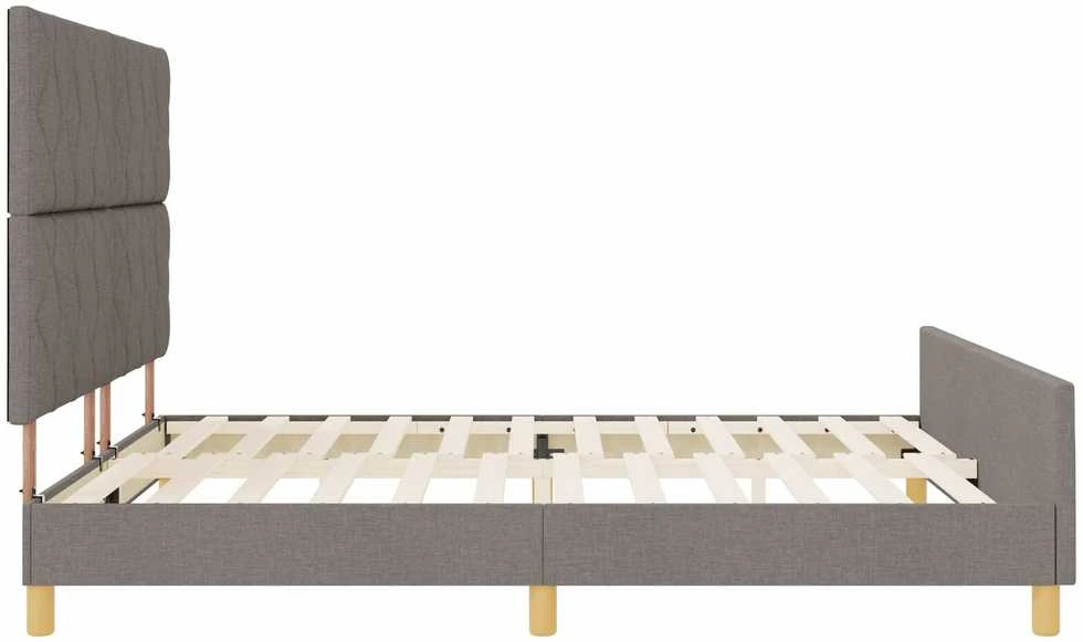 Lovos rėmas su galvūgalio Tortora 180 x 200 cm audinys