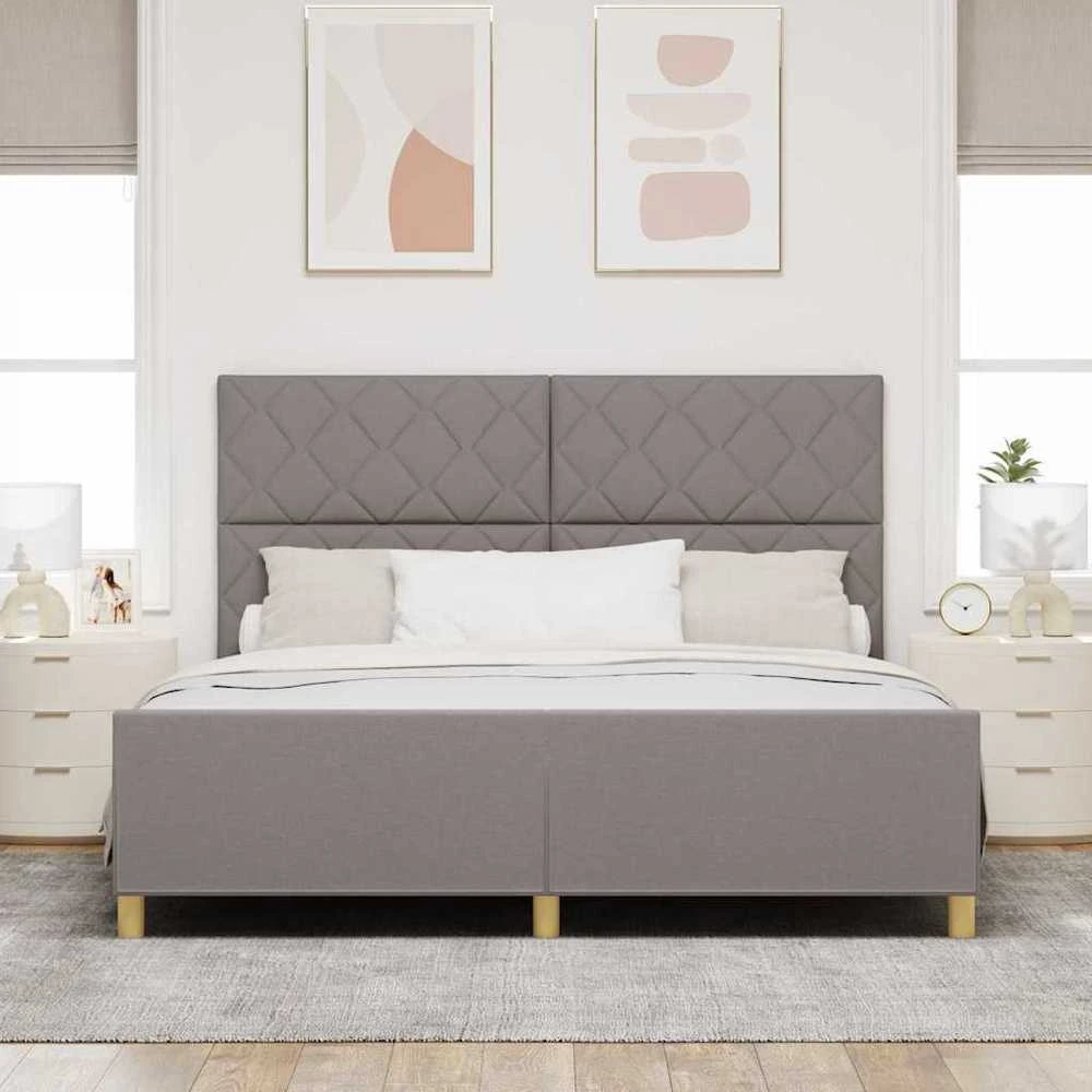 Lovos rėmas su galvūgalio Tortora 180 x 200 cm audinys