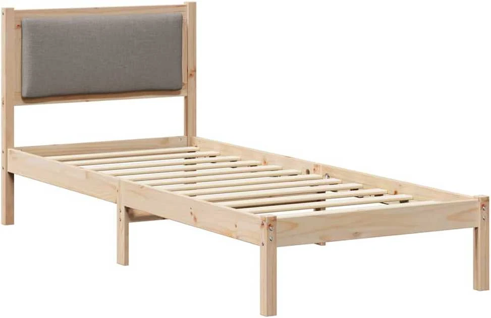 Lova Lovos rėmas Tortora 80 x 200 cm Kietos pušies mediena