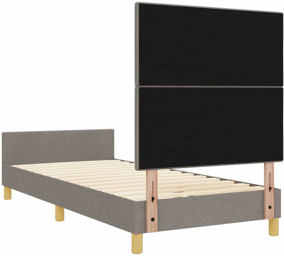 Lova Lovos rėmas su galvūgalio Tortora 90 x 200 cm audinys