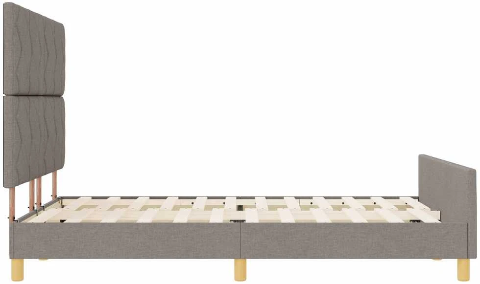 Lovos rėmas su galvūgalio Tortora 160 x 200 cm audinys