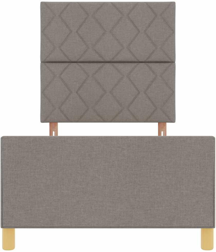 Lova Lovos rėmas su galvūgalio Tortora 90 x 200 cm audinys