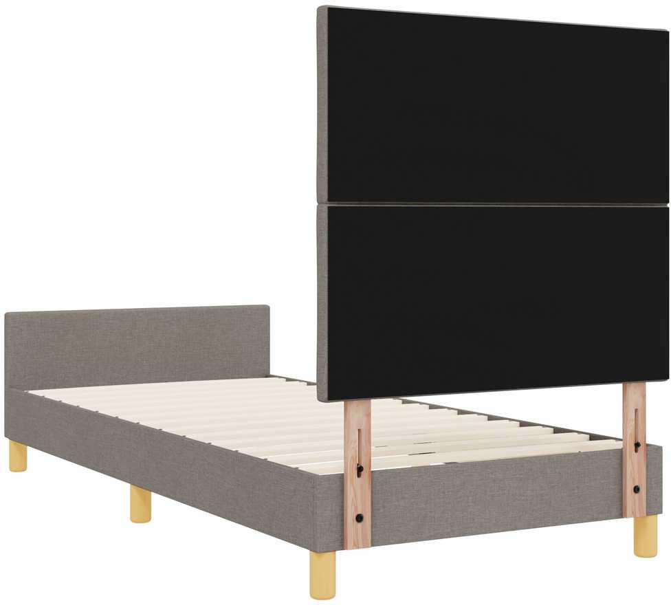 Lova Lovos rėmas su galvūgalio Tortora 90 x 200 cm audinys