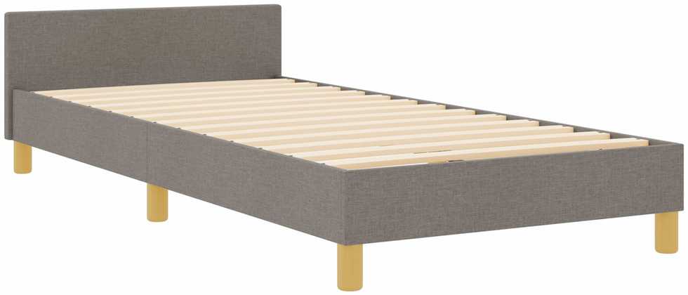 Lova Lovos rėmas su galvūgalio Tortora 90 x 200 cm audinys