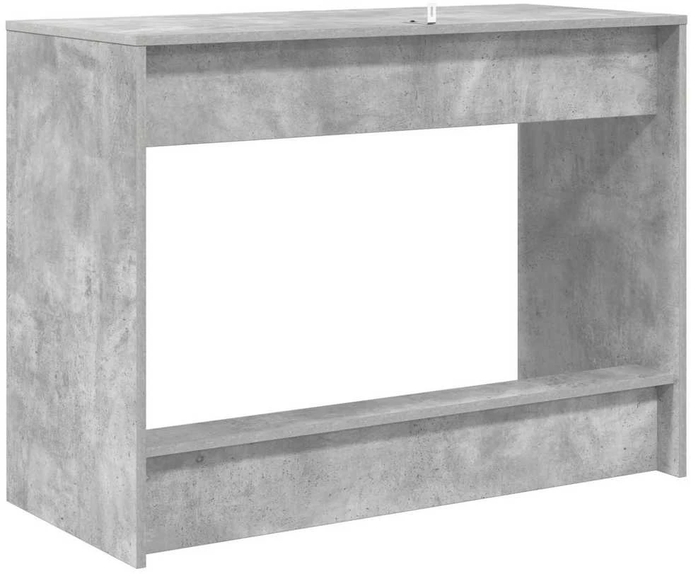 Lova Lovos stalas Betono pilka Apdirbta mediena 100 x 45 x 75 cm