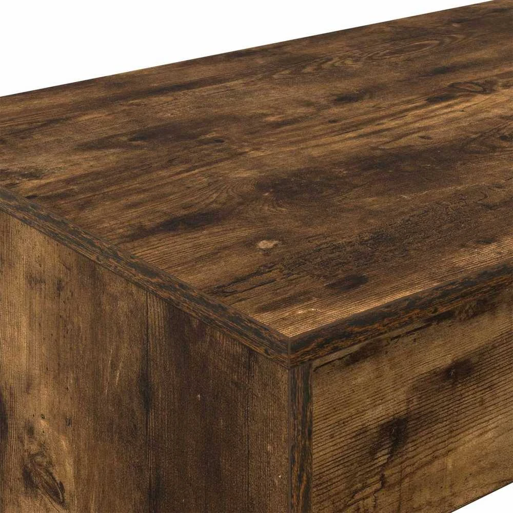 Lovos stalas Dūminio ąžuolo Apdirbta mediena 100 x 45 x 75 cm
