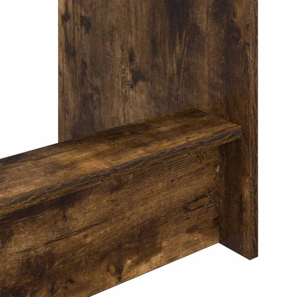 Lovos stalas Dūminio ąžuolo Apdirbta mediena 100 x 45 x 75 cm