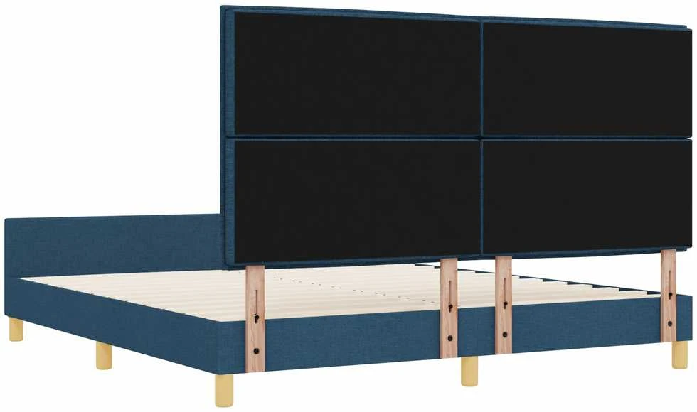 Lovos rėmas su galvūgalio Mėlyna 180 x 200 cm audinys