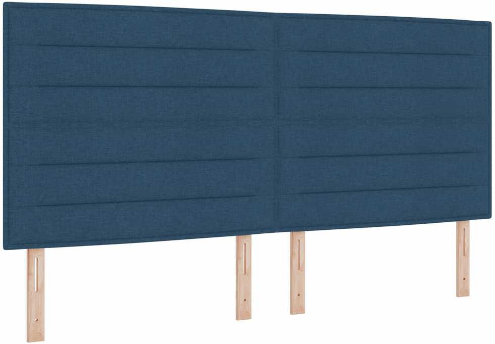 Kiemas lova su galvūgalio Mėlyna 200 x 200 cm audinys