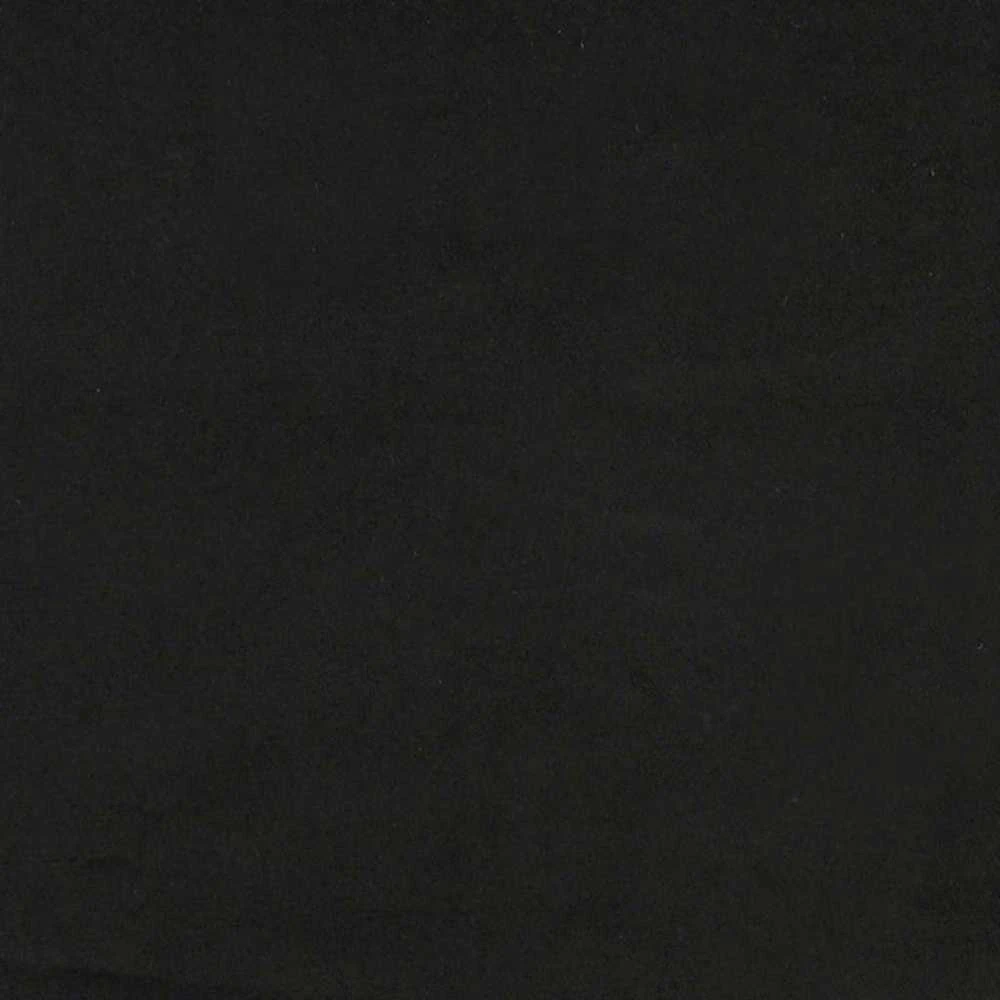 Osmanų lovos rėmas su čiužiniais, juodas, 200x200cm, aksomas