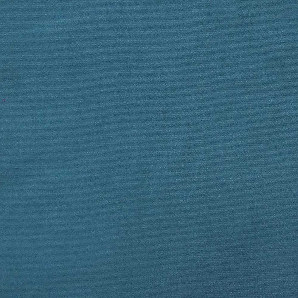 Osmanų lovos rėmas su čiužiniais, mėlynas, 180x200cm, aksomas