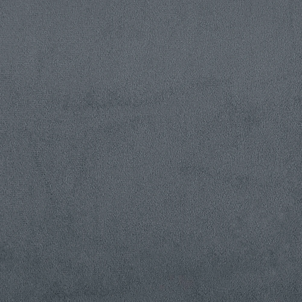 Osmanų lovos rėmas su čiužiniais, pilkas, 160x200cm, aksomas