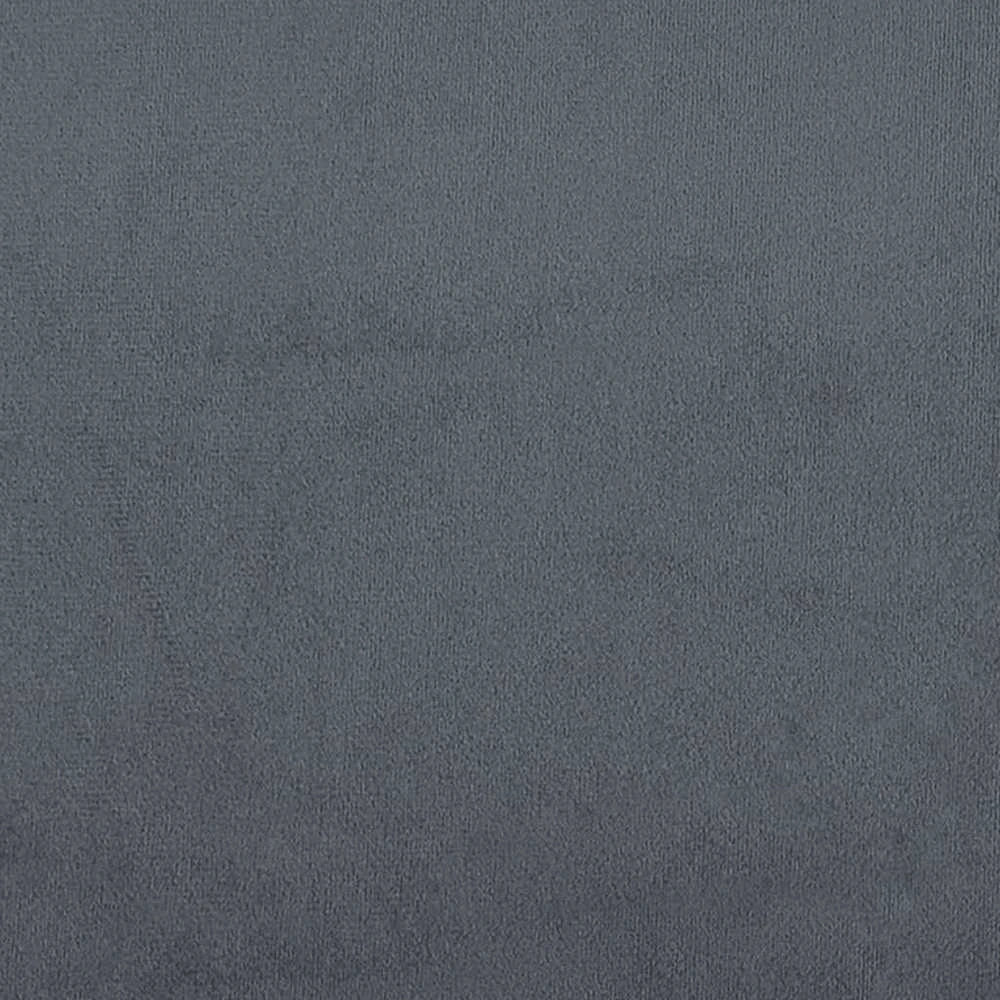 Osmanų lovos rėmas su čiužiniais, pilkas, 160x200cm, aksomas