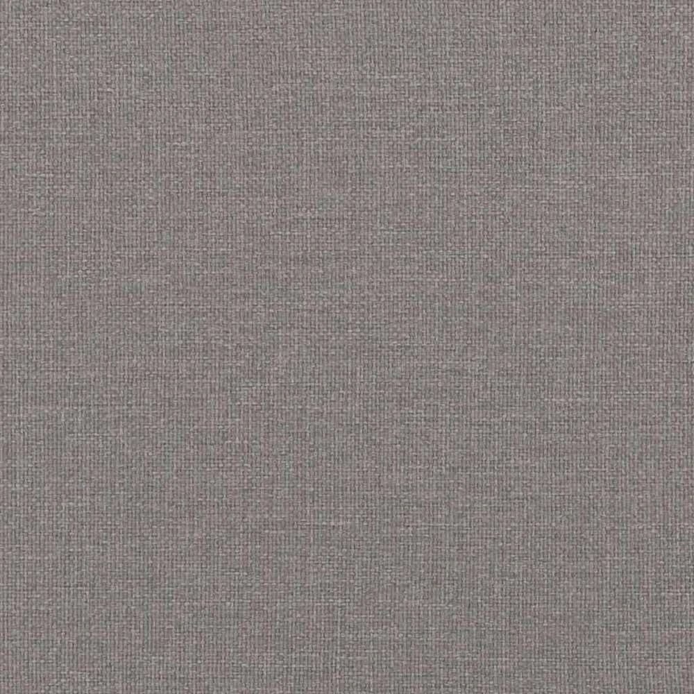 Osmanų lova su čiužiniu, taupe, 100x200cm, audinys