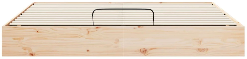 Otomano lovos rėmas su saugojimo funkcija Natūrali 200 x 200 cm