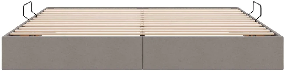 Lova Otomano lovos rėmas su saugykla Taupe 200 x 200 cm audinys