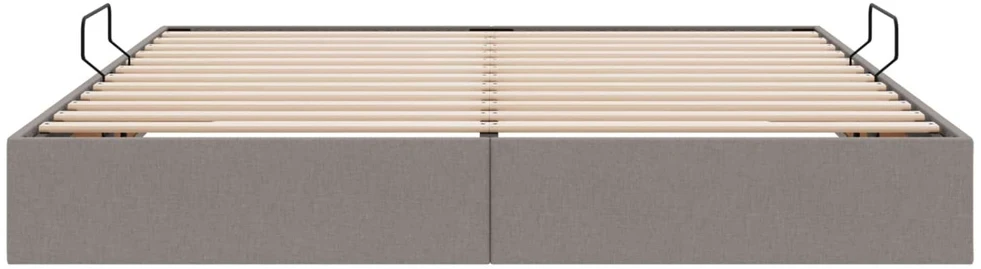 Lova Otomano lovos rėmas su saugykla Taupe 180 x 200 cm audinys
