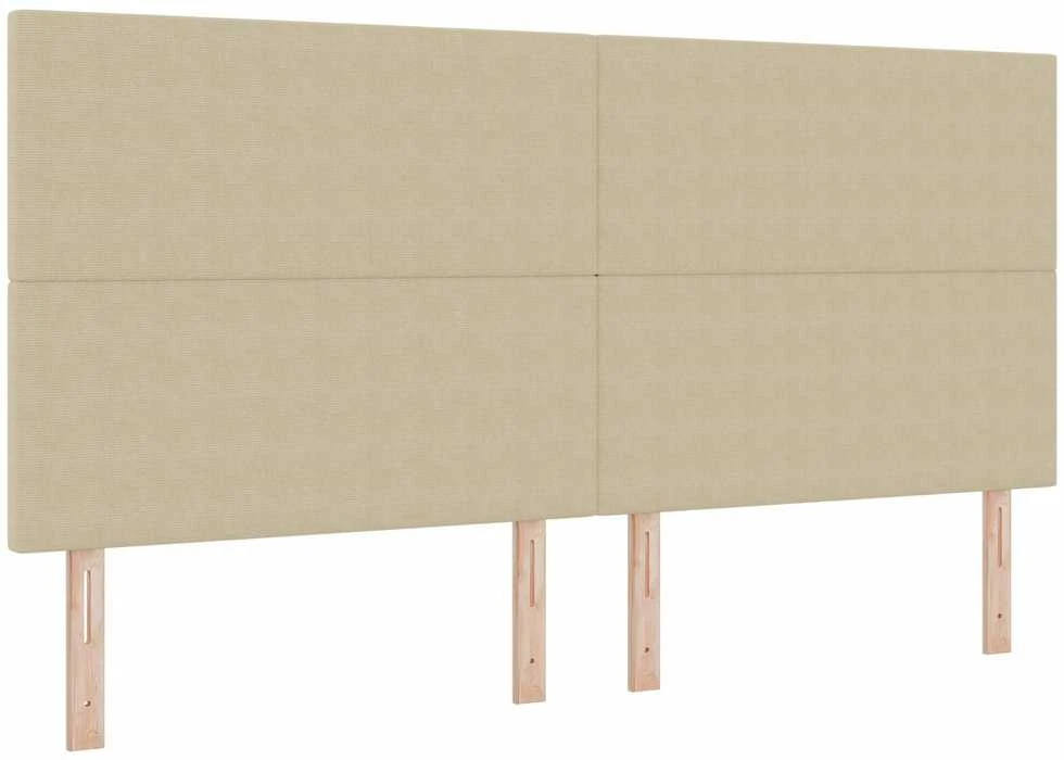 Kiemas lova su galvūgalio Šviesiai pilka ir balta. 200 x 200 cm