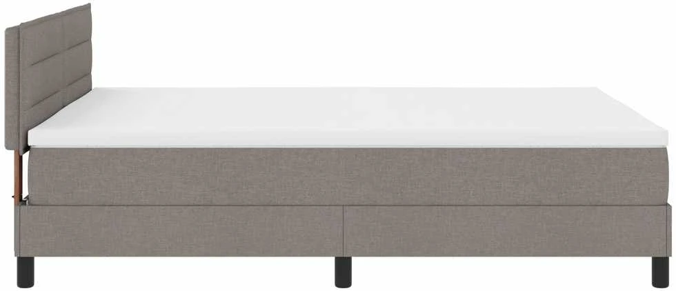 Kiemas lova su LED juostelėmis Tortora 140 x 200 cm audinys