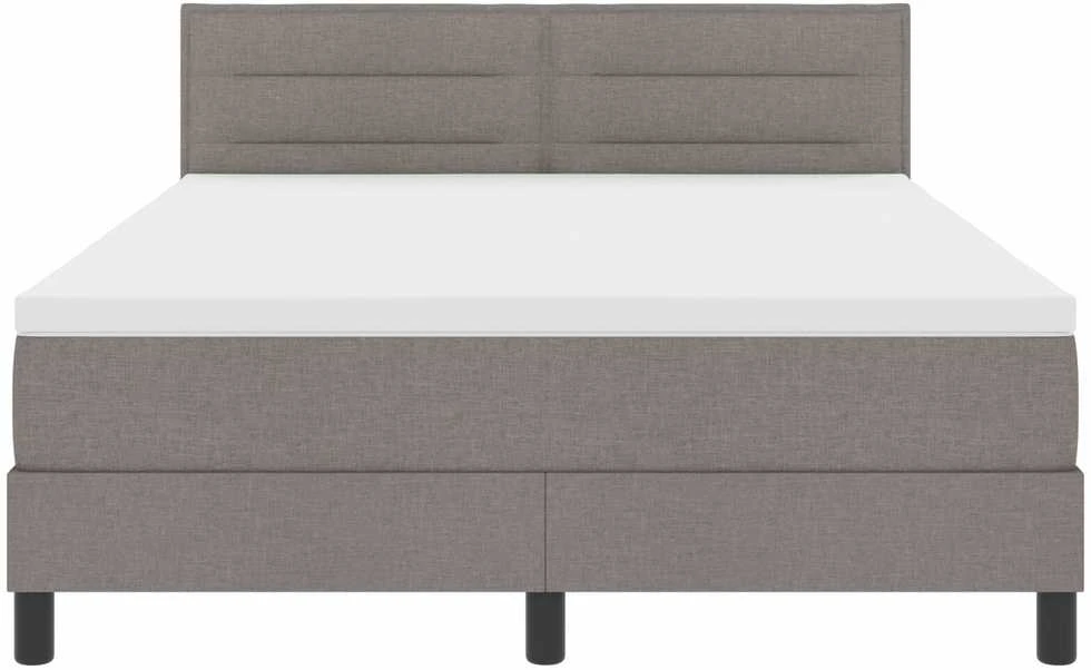 Kiemas lova su LED juostelėmis Tortora 140 x 200 cm audinys
