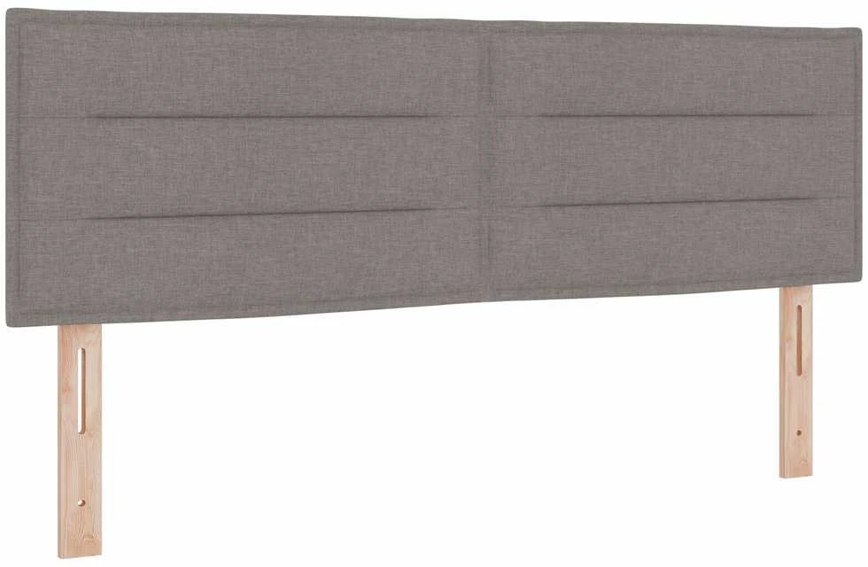 Kiemas lova su LED juostelėmis Tortora 140 x 200 cm audinys