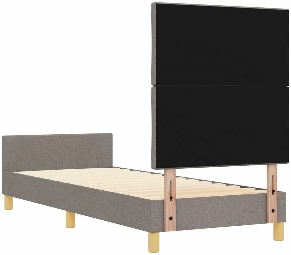 Lova Lovos rėmas su galvūgalio Tortora 80 x 200 cm audinys