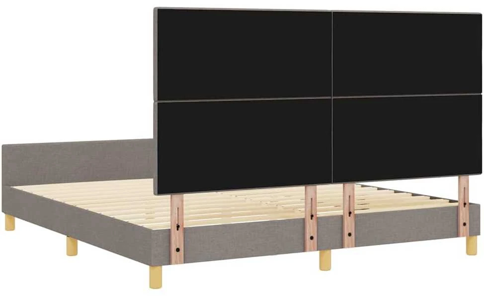 Lovos rėmas su galvūgalio Tortora 180 x 200 cm audinys