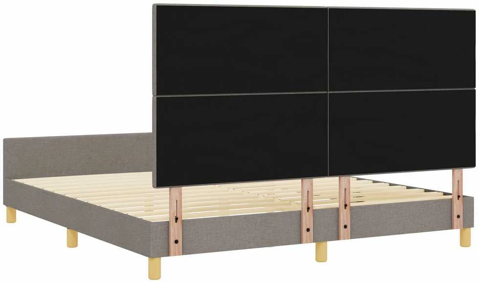 Lovos rėmas su galvūgalio Tortora 180 x 200 cm audinys
