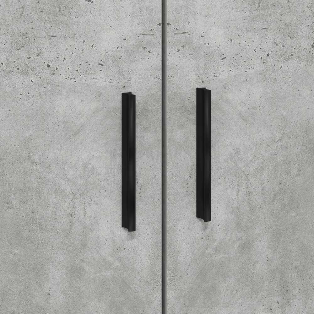Lova su daiktų laikymo vieta Betono pilka 80 cm