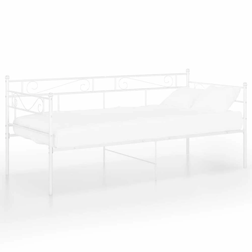 Sofos-lovos rėmas, baltos spalvos, 90x200cm, metalas