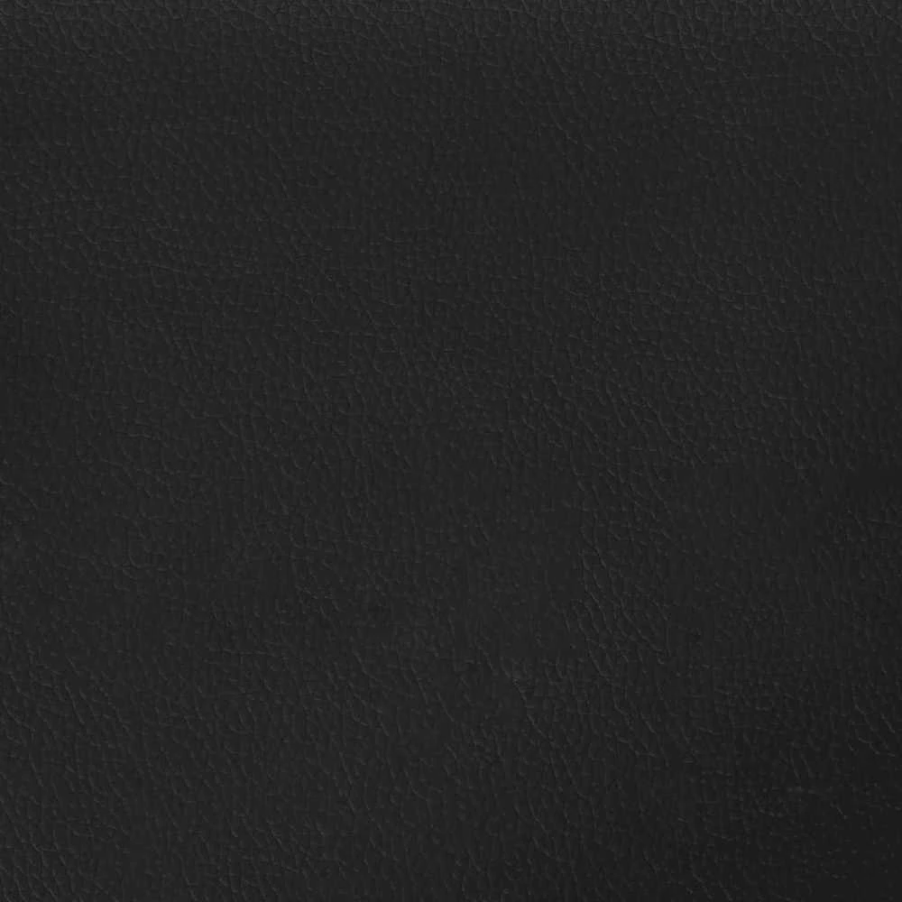 Lova su čiužiniu, balta ir juoda, 80x200cm, dirbtinė oda