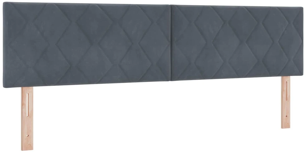 Lova su čiužiniu ir LED apšvietimu Tamsiai pilka 180 x 200 cm