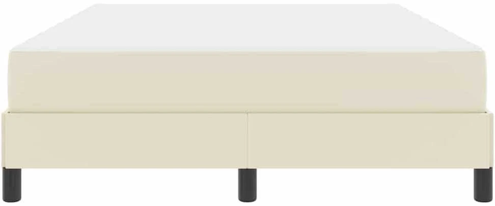Lovos rėmas su čiužiniu Kreminė 140 x 200 cm audinys