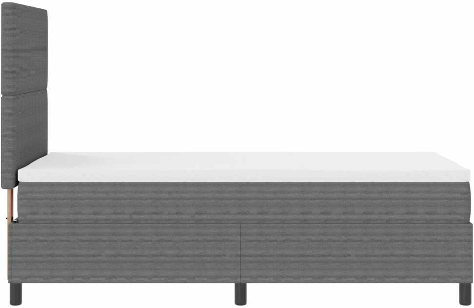 LED Čiužinio Lova Šviesiai pilka ir balta. 80 x 200 cm